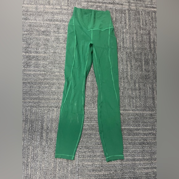 Lululemon Align HR Tight - 25” with side pockets - Size 2 Evergreen - Picture 1 of 3